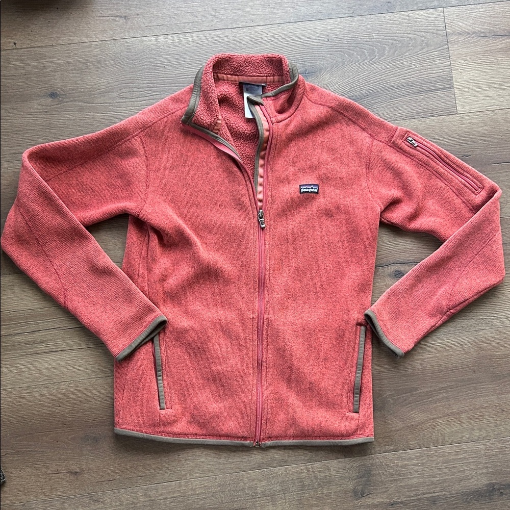Patagonia Coral Zip-Up Fleece Jacket ! Medium